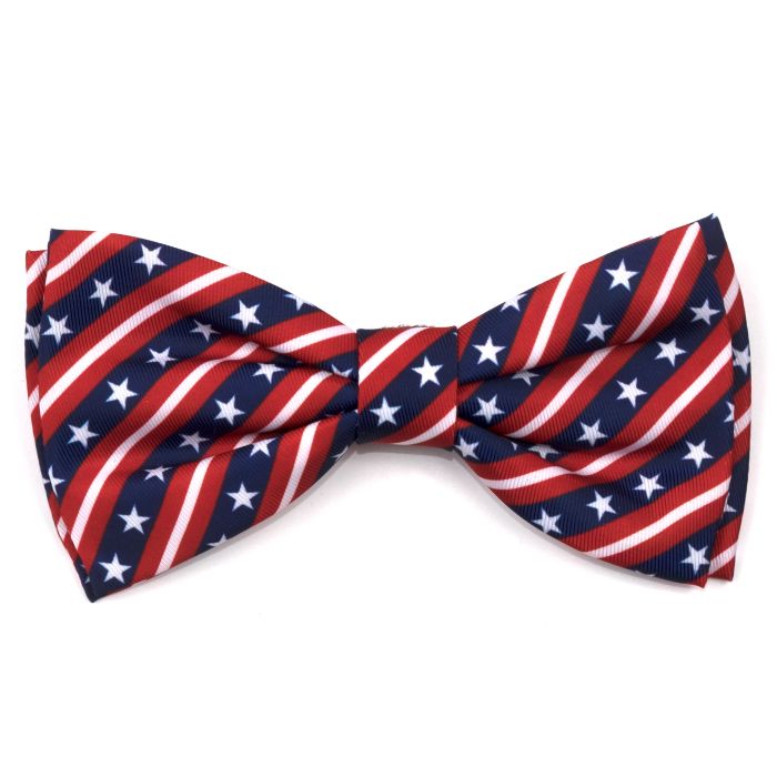 Stars and Stripes Bow Tie - Multiple Colors Available