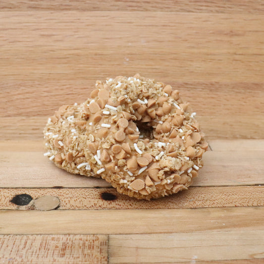 Double Peanut Butter Crunch Granola Donut