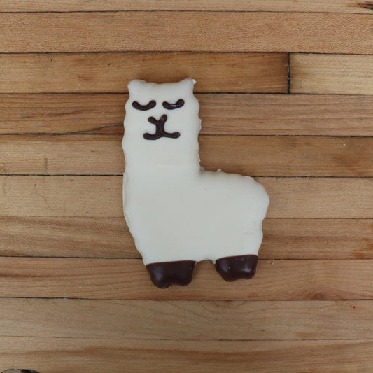 Frosted Llama Dog Treat