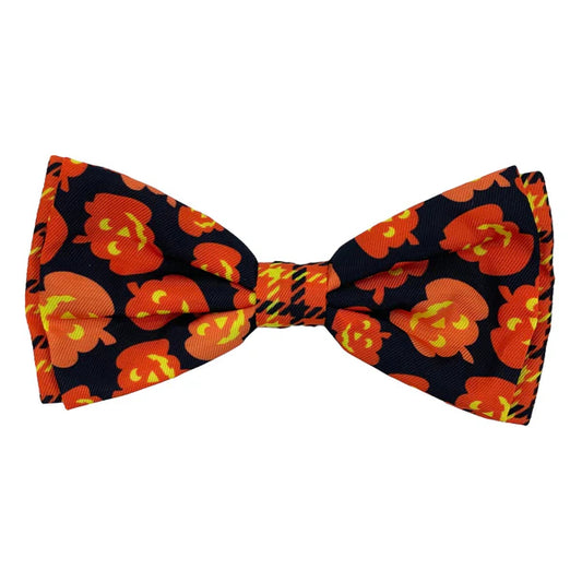 Plaid-O-Lantern Bow Tie (Available in Multiple Sizes)