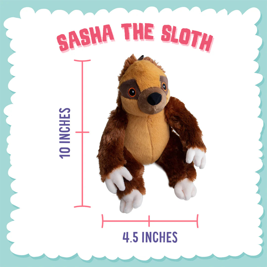 Snugarooz Sasha the Sloth Dog Toy