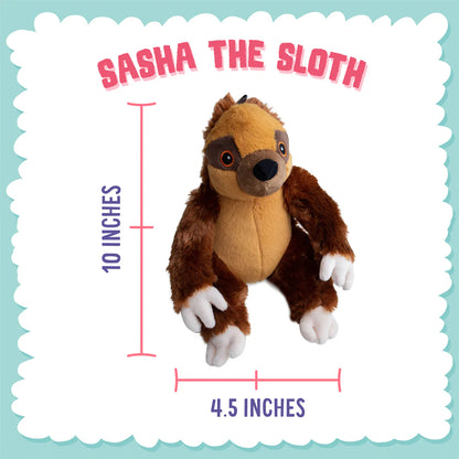 Snugarooz Sasha the Sloth Dog Toy