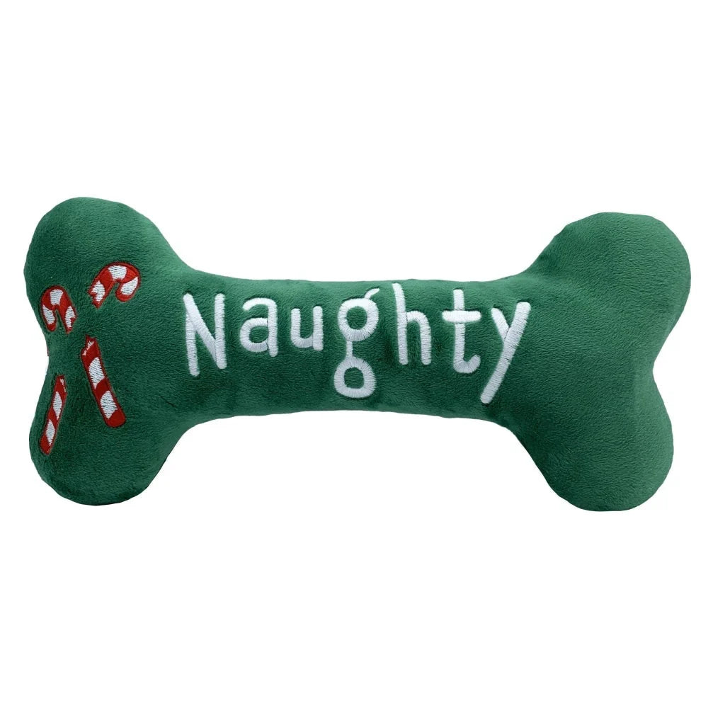 Naughty Nice Bone Dog Toy (Multiple Sizes Available)