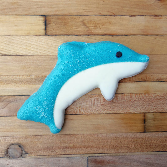 Frosted Dolphin Dog Treat